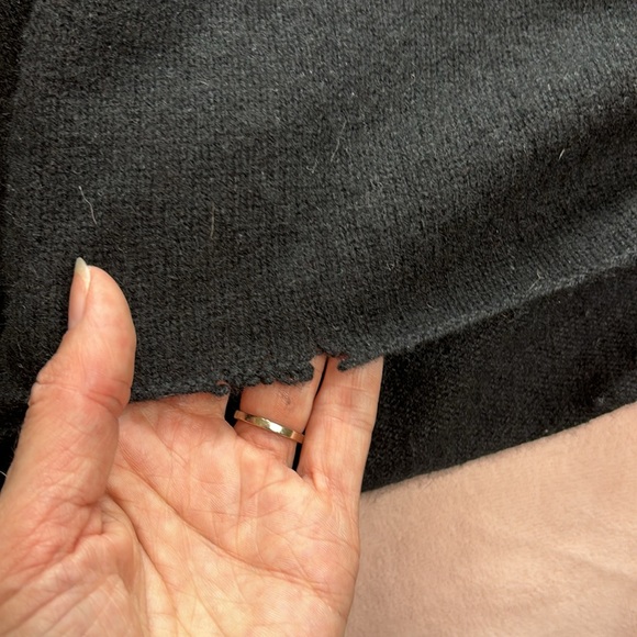 Organic by John Patrick Open Front Cashmere Cardigan Size L *Flaws* - Picture 9 of 10